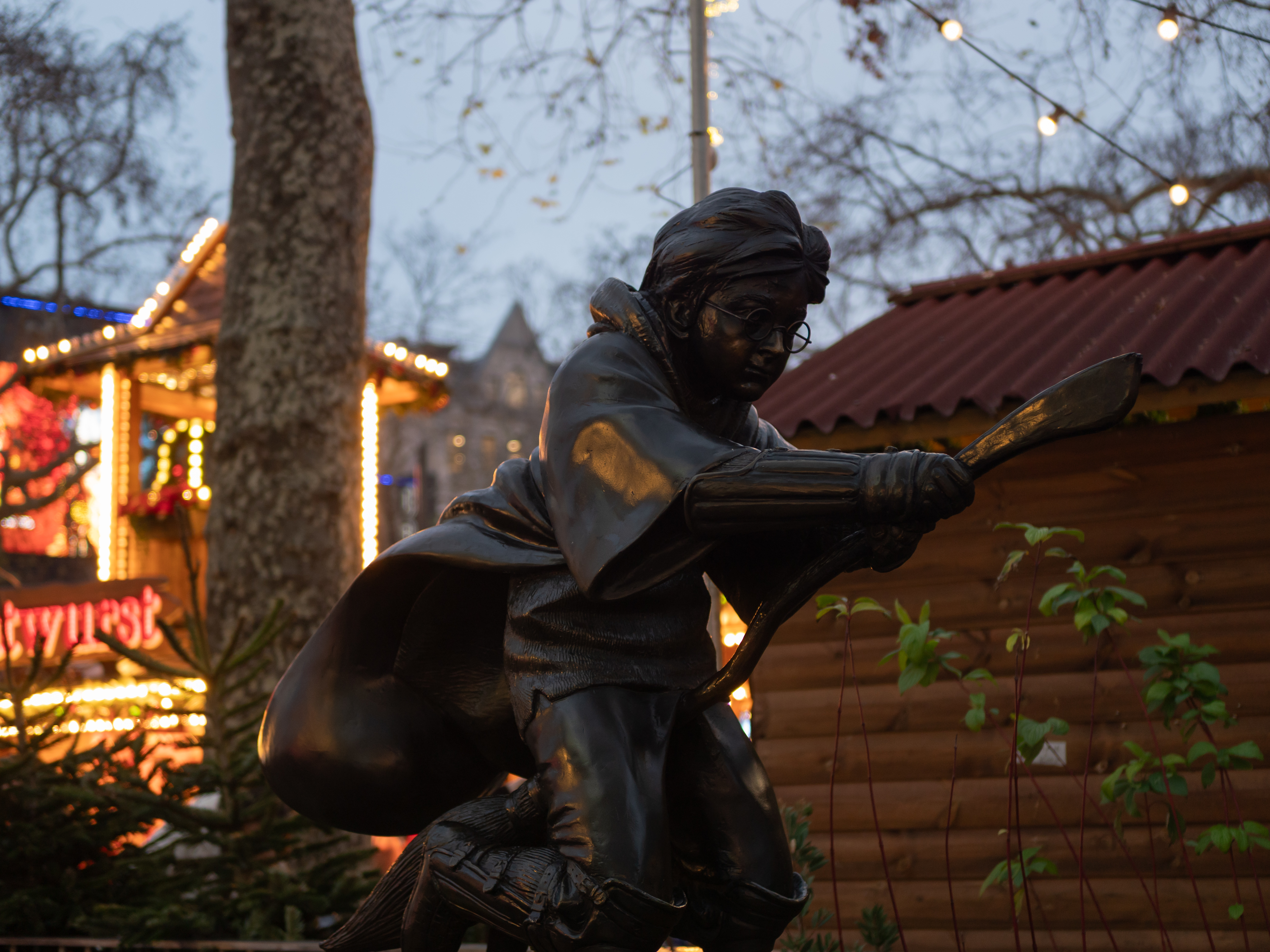 Statuette de Harry Potter à Leicester Square à Londres